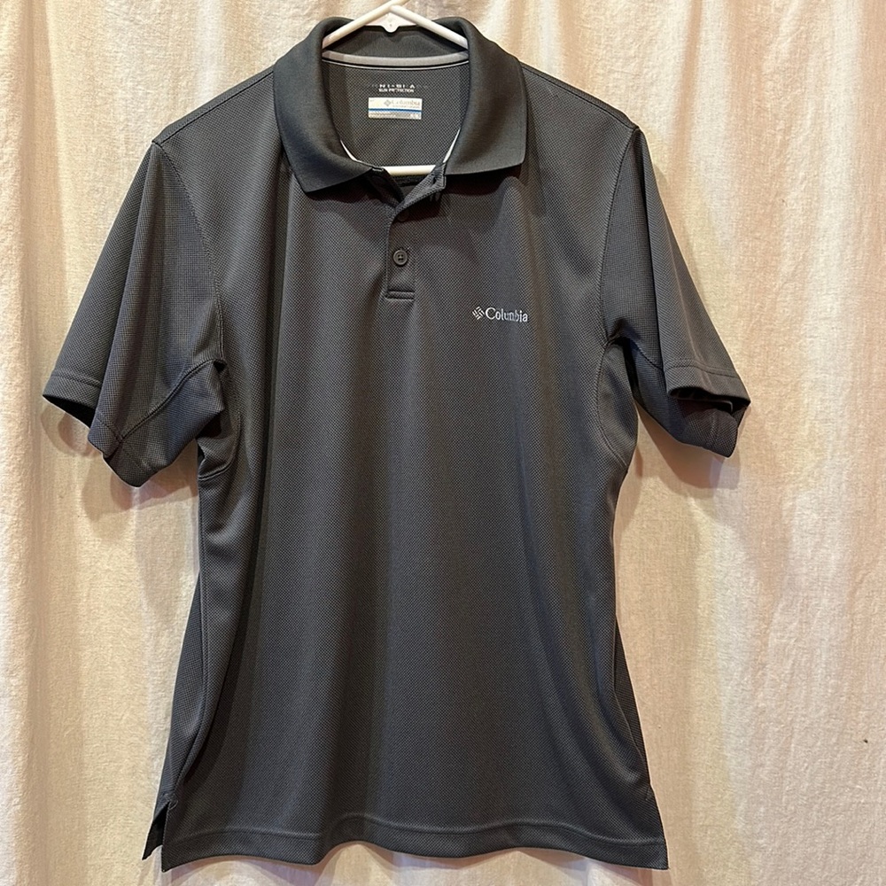 ⚜️ men’s COLUMBIA grey golf | polo top